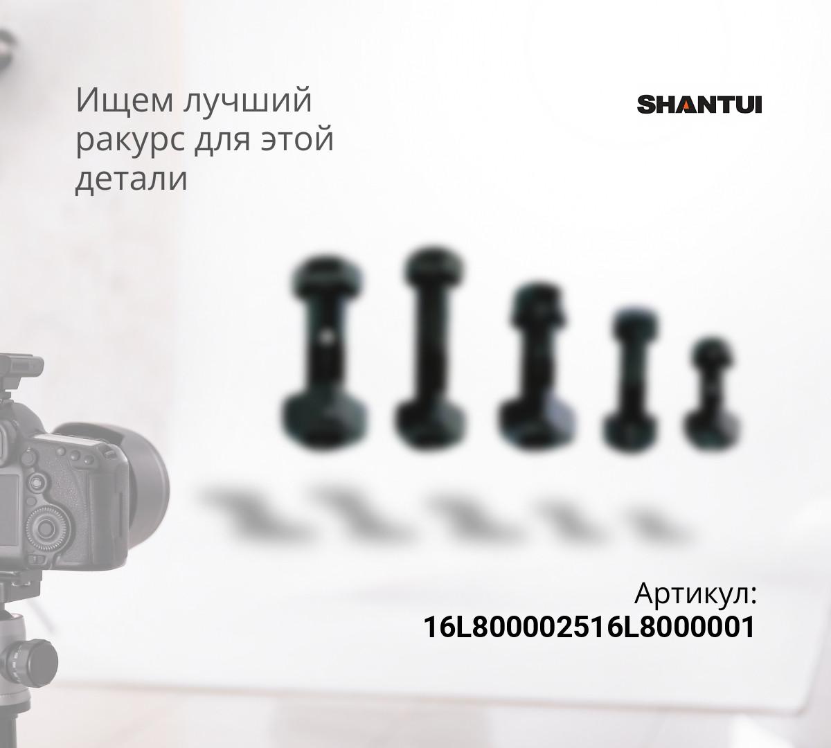 Болт+гайка крепления ножа бокового SD16L Shantui